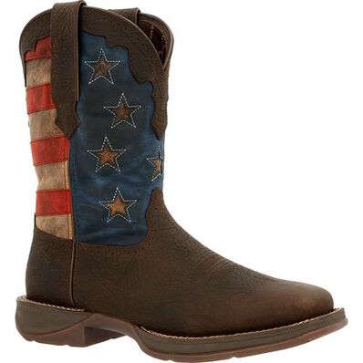 REBEL™ BY DURANGO® VINTAGE FLAG WESTERN BOOT DDB0328